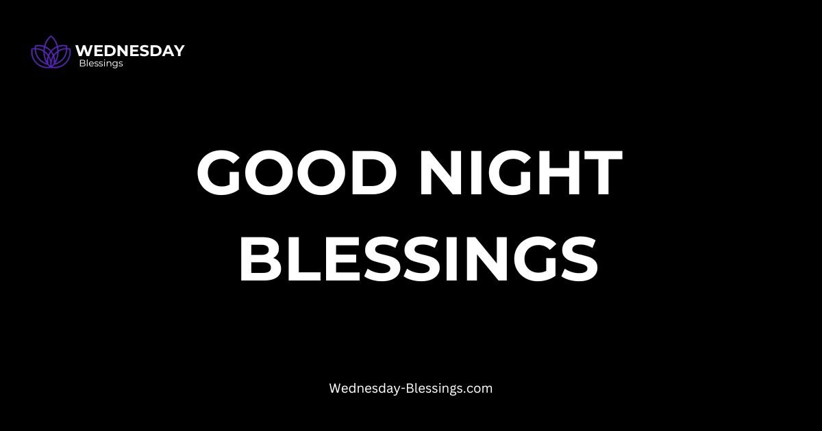 good night blessings