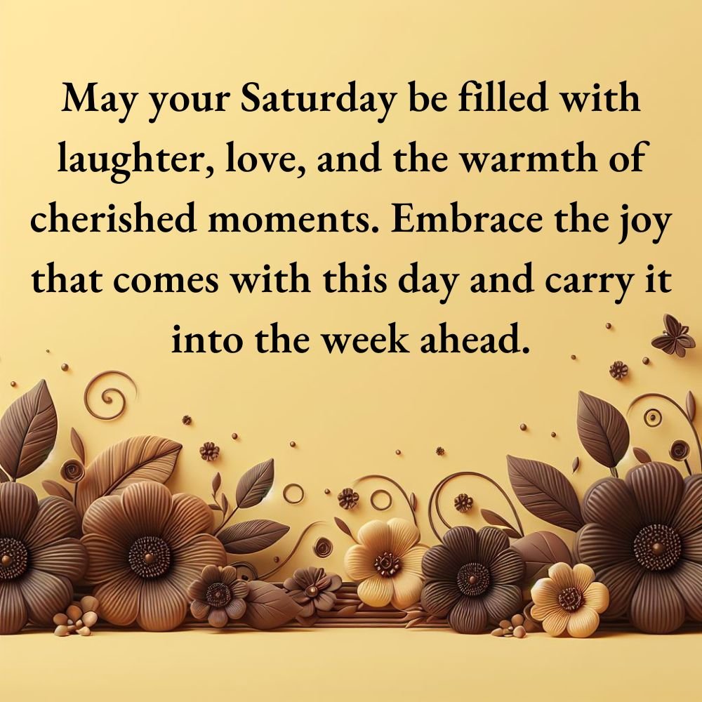 Saturday Blessings