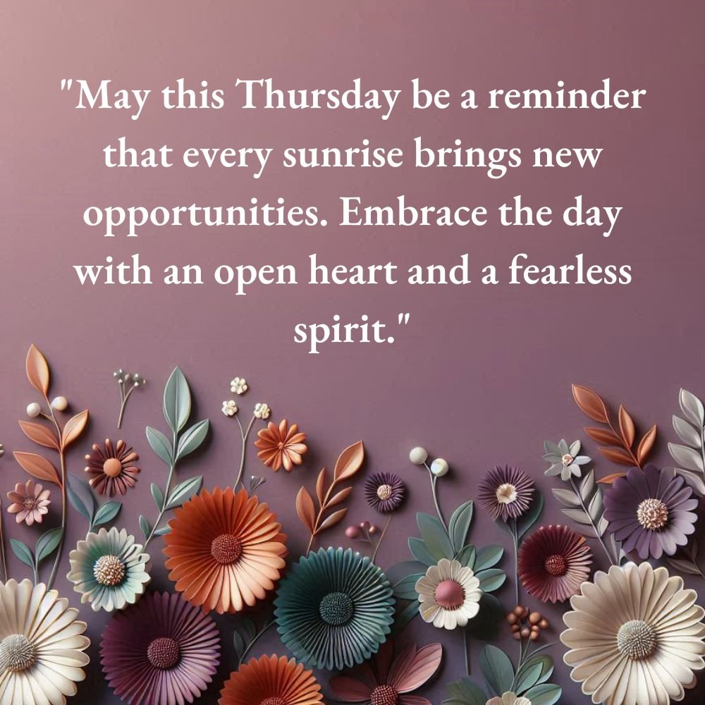 Thursday Morning Blessings