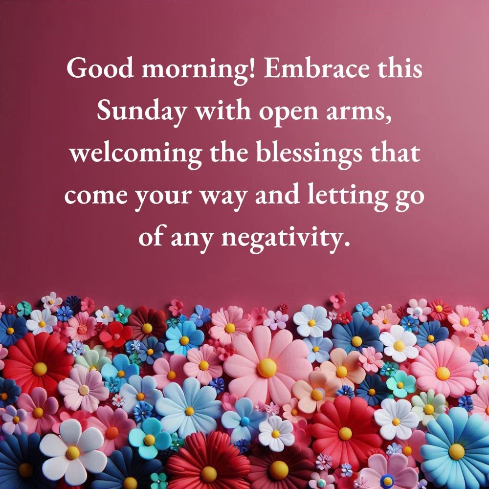 Good Morning Sunday Blessings