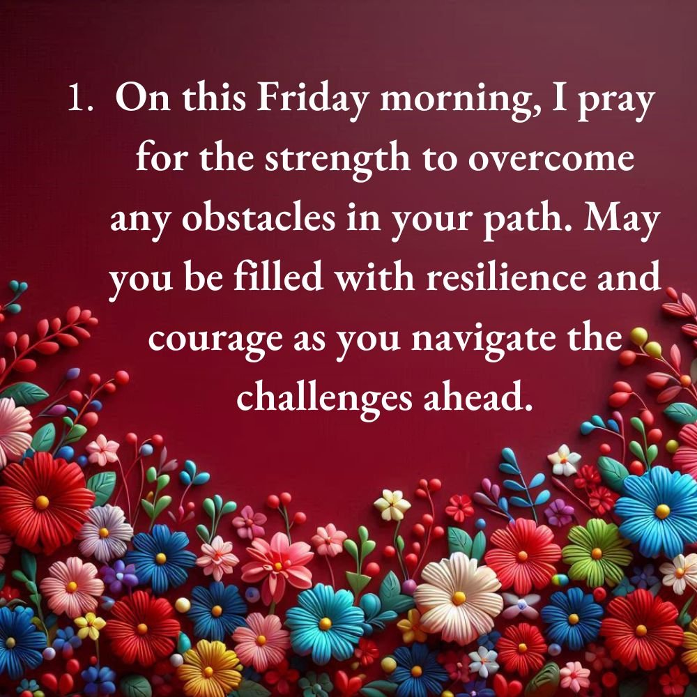 Friday Morning Blessings And Prayers